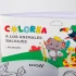 Colorea los animales en salvajes inglés