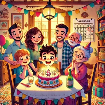 la fecha en inglés - cumpleaño memshu - inglés para niños