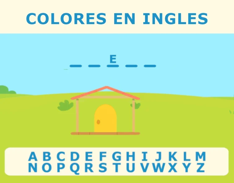 Juego de los colores en inglés