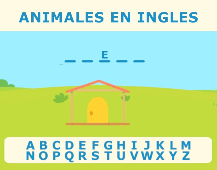 juego para aprender los animales en inglés