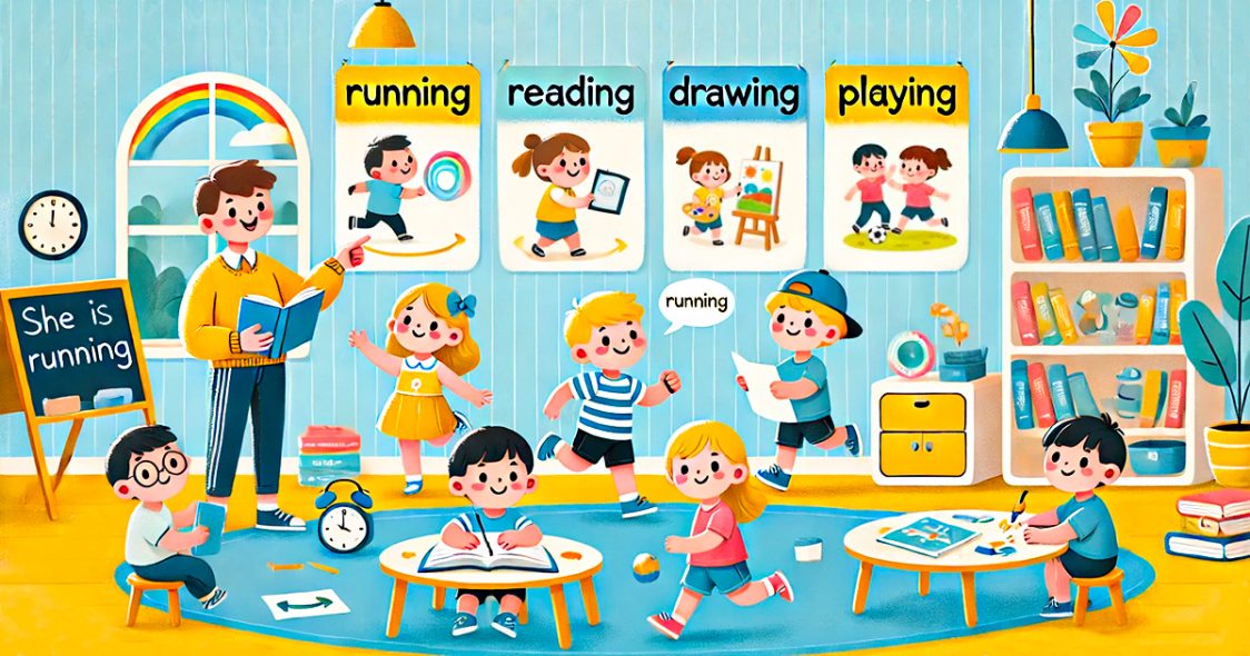 El gerundio en inglés para niños